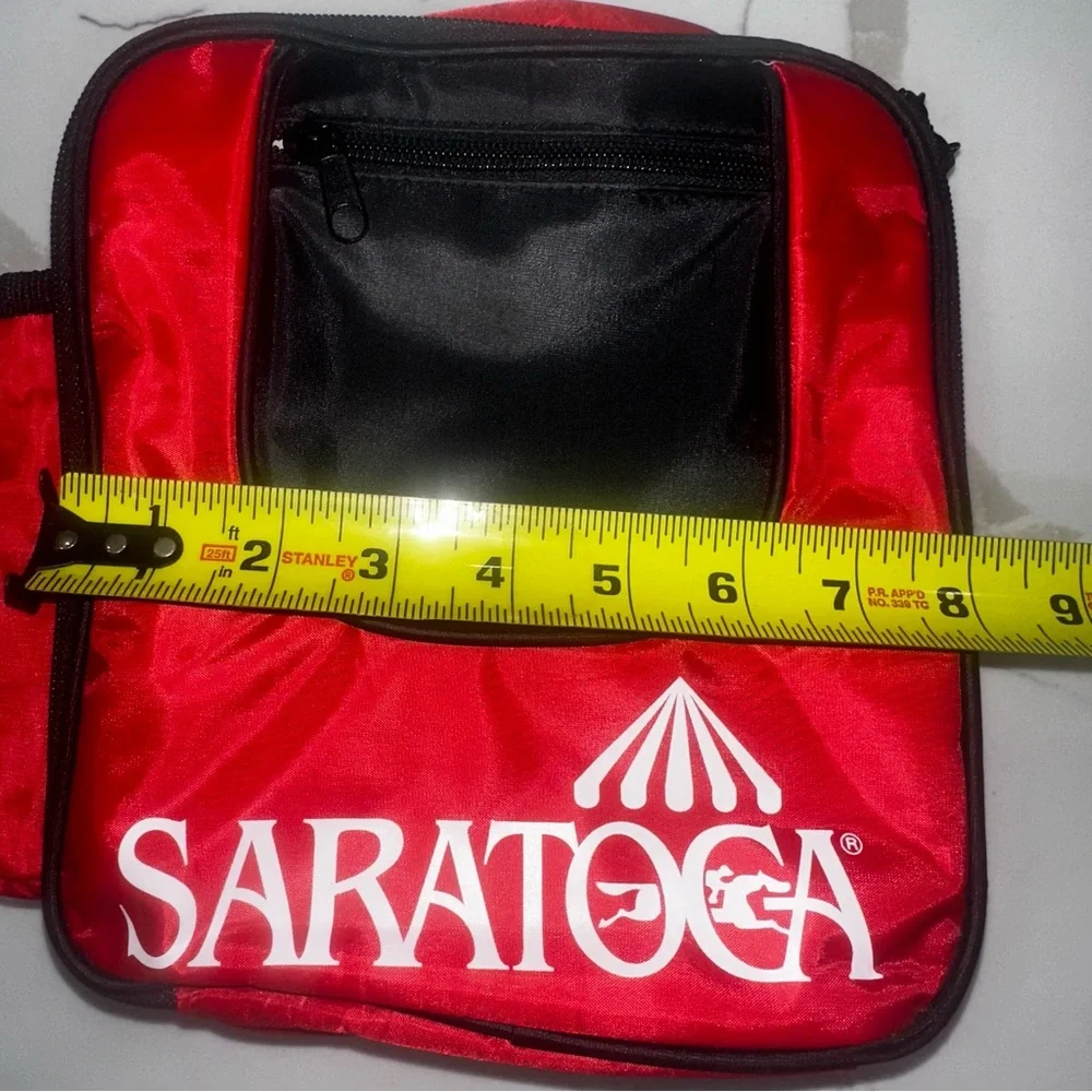 Vintage Saratoga Horse Racing Insulated Cooler Bag w/ Bottle Holder 2008 - Picture 2 of 13